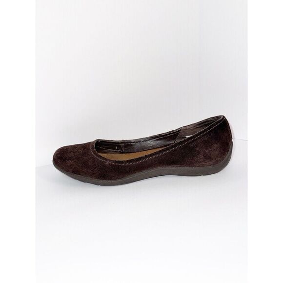 Merrell Avesso Suede Espresso Brown Slip On Comfort Ballet Flats Women's Sz 6.5 - Picture 8 of 11